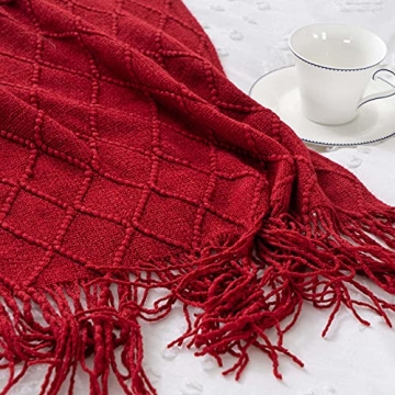 Cozy Battilo Fringe Throw Blanket for Home Decor