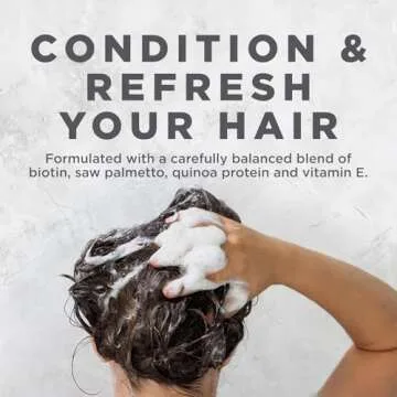 Avalon Organics Therapy Biotin B-Complex Thickening Conditioner, For an Energized Scalp and Thicker, Fuller-Looking Hair, 14 Fluid Ounces