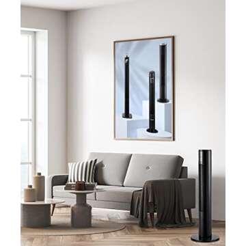 Portable Air Conditioners, 3-IN-1 Swamp Cooler, Evaporative Air Cooler, Ac Unit with 3 Modes&Speeds, 12H Timer, 70° Oscillation, Room Air Conditioners, Air Cooler for Bedroom Office Indoor Use(Black)