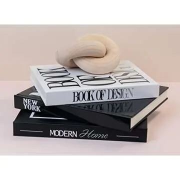 Set of 3 Stylish Decorative Books for Home Decor