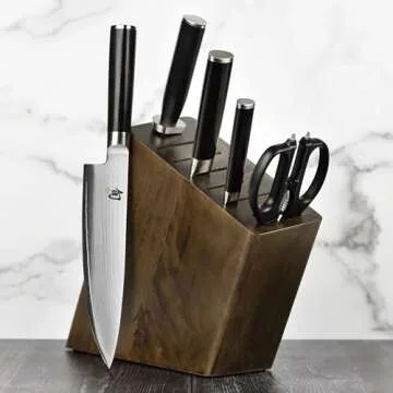 Shun Classic 6-piece Slim Knife Block Set for Chefs