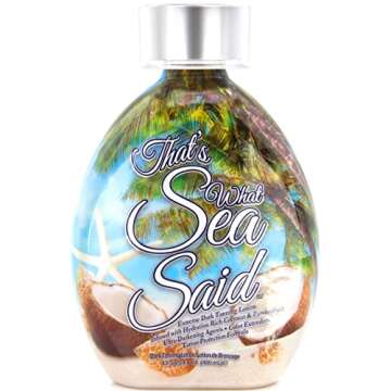 That’s What Sea Said Tanning Lotion Accelerator - For Indoor Tanning Beds and Outdoor Sun Tan - Sa...