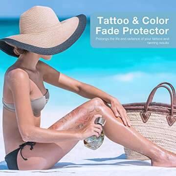 That’s What Sea Said Tanning Lotion Accelerator - For Indoor Tanning Beds and Outdoor Sun Tan - Safe for Face, Body and Tattoos - With Coconut Oil - No Bronzer