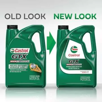 Castrol GTX High Mileage 5W-20 Synthetic Blend Oil