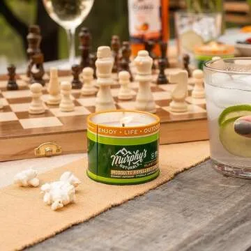 Murphy's Naturals Mini Mosquito Bug Repellent Candles for Outdoor Patio, Citronella & Essential Oils, 14-Hour Burn Time Each, 3.5 oz, 3-Pack