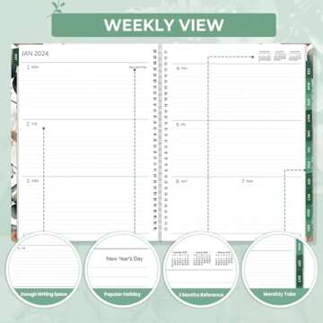 GNL 2024 Weekly & Monthly Planner for Ultimate Organization