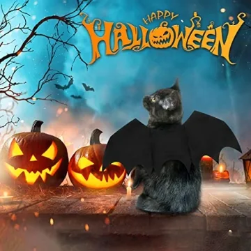 Malier Bat Wings Costume for Cats and Dogs Convenient Fun