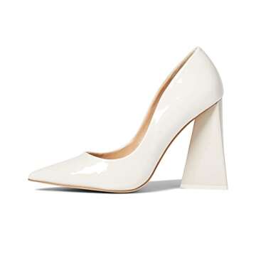 Steve Madden Pickee Pump Bone Patent - Stylish Women's Shoes