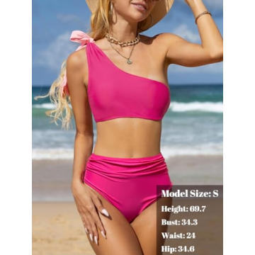 Stylish Swmmer Liket One Shoulder Bikinis for Women