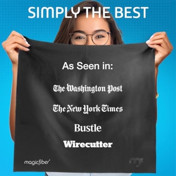 MagicFiber XL Microfiber Cleaning Cloth for Screens and Glass