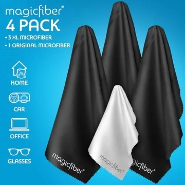 MagicFiber XL Microfiber Cleaning Cloth for Screens and Glass