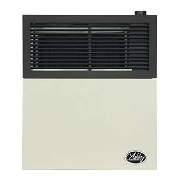 Ashley Hearth Products 11,000 BTU Direct Vent Liquid Propane Wall Mounted Heater with Piezo Lightning, Safety Pilot and Built In Regulator, Cream