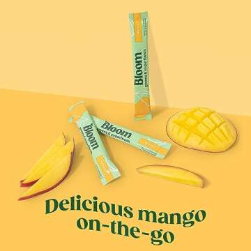 Bloom Nutrition Superfood Greens Powder Stick Packs, Digestive Enzymes with Probiotics and Prebiotic...