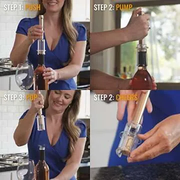 Cork Genius Air Pressure Wine Opener for Effortless Wine Opening