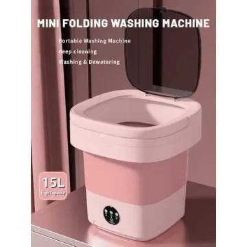 Compact Portable Mini Washing Machine for Convenient Laundry