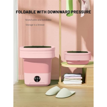 Compact Portable Mini Washing Machine for Convenient Laundry