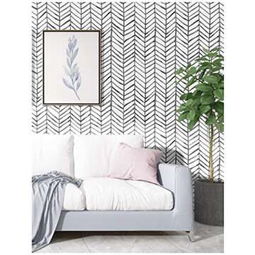 Stylish Modern Peel and Stick Wallpaper for Home Decor