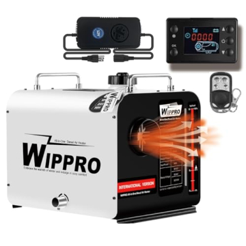 8KW Diesel Heater for Campers, RVs, Boats - Remote Control & LCD Switch