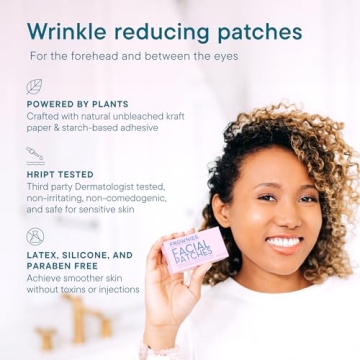FROWNIES Hypoallergenic Wrinkle Patches for Forehead Lines