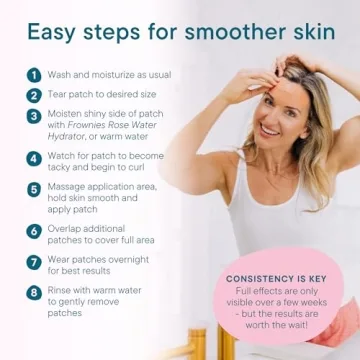 FROWNIES Hypoallergenic Wrinkle Patches for Forehead Lines