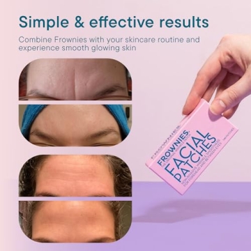 FROWNIES Hypoallergenic Wrinkle Patches for Forehead Lines