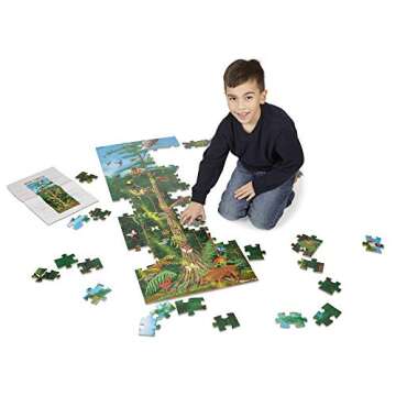 Melissa & Doug 100pc Rainforest Floor Puzzle