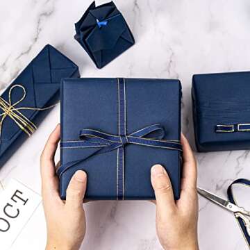 RUSPEPA Kraft Paper Roll - 17.5 inches x 32.8 feet - Recyclable Paper Perfect for Wrapping, Craft, P...