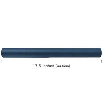 RUSPEPA Kraft Paper Roll - 17.5 inches x 32.8 feet - Recyclable Paper Perfect for Wrapping, Craft, Packing, Floor Covering, Dunnage, Parcel, Table Runner, Navy Blue