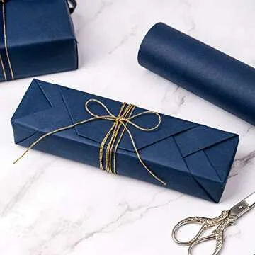 RUSPEPA Kraft Paper Roll - Durable, Recyclable Wrapping Paper