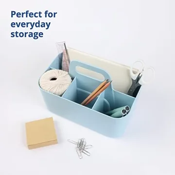 BLUE GINKGO Stackable Caddy for Office and Crafts