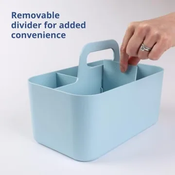 BLUE GINKGO Stackable Caddy for Office and Crafts