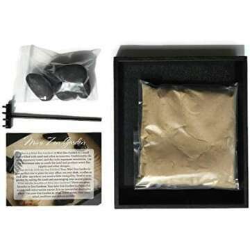 Indoor Mini Zen Garden Handmade Relaxation Kit