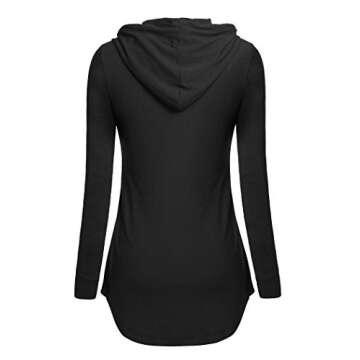 BEPEI Women Hoodies for Casual Fall Fashion - Long Sleeve Sweatshirt with Pocket
