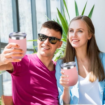 Stylish StarSpeed 12oz Stainless Steel Wine Tumbler