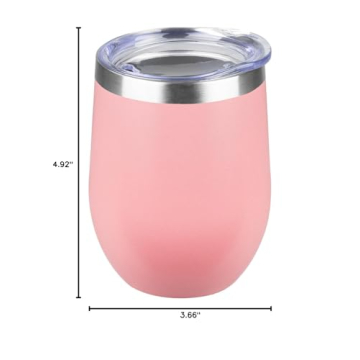Stylish StarSpeed 12oz Stainless Steel Wine Tumbler