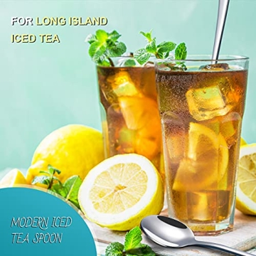 Hiware 9-Inch Iced Tea Spoons Set for All Occasions