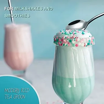 Hiware 9-Inch Iced Tea Spoons Set for All Occasions