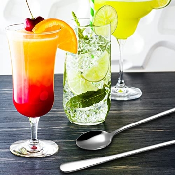 Hiware 9-Inch Iced Tea Spoons Set for All Occasions