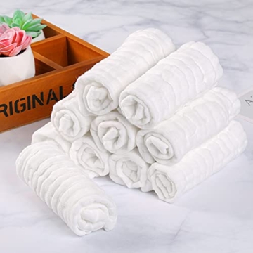 PPOGOO Baby Muslin Washcloths Soft Cotton Multi-Purpose