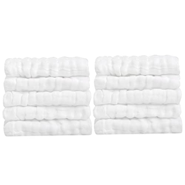 PPOGOO Baby Muslin Washcloths Soft Cotton Multi-Purpose