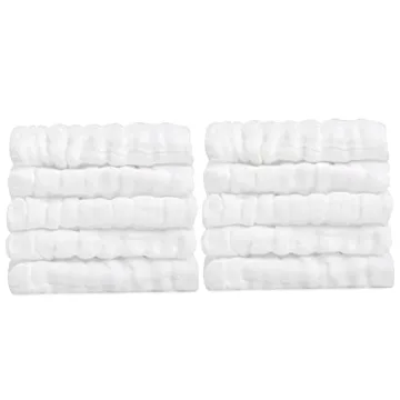 PPOGOO Baby Muslin Washcloths Soft Cotton Multi-Purpose
