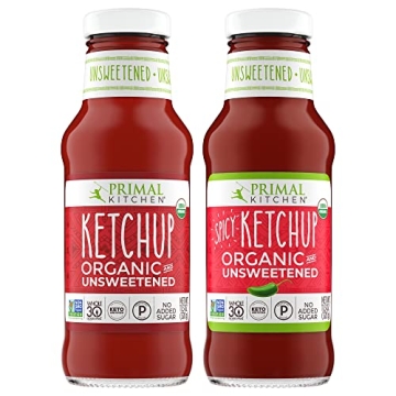 Primal Kitchen Organic Ketchup Variety Pack - Sugar-Free & Spicy Delight