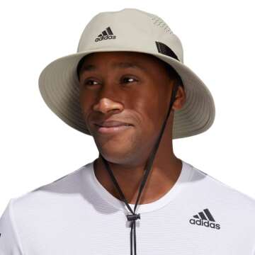 adidas Men's Victory Bucket Hat - Comfort & Sun Safety