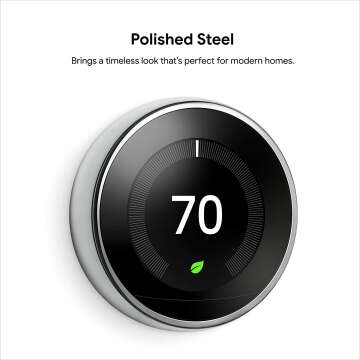 Google Nest Learning Thermostat - 3rd Gen Smart Control