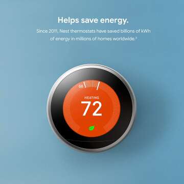 Google Nest Learning Thermostat - 3rd Gen Smart Control