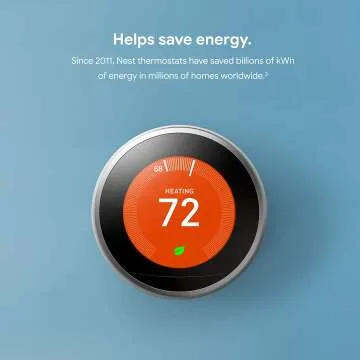 Google Nest Learning Thermostat - 3rd Gen Smart Control