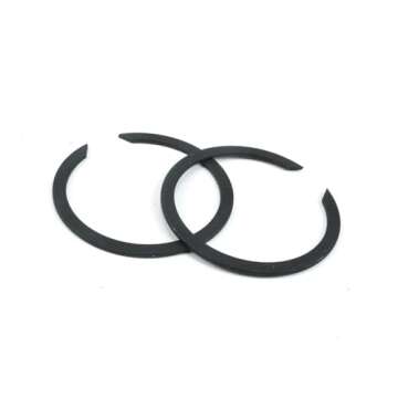 New Exhaust Flange Install Kit Pair Flanges Gaskets C-Clips Nuts Washers for Harley Davidson