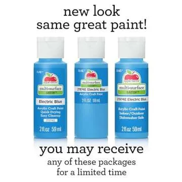 Apple Barrel Multi Surface Acrylic Paint, 2 oz, Golden Yellow – Vivid Colors for Endless Creativit...