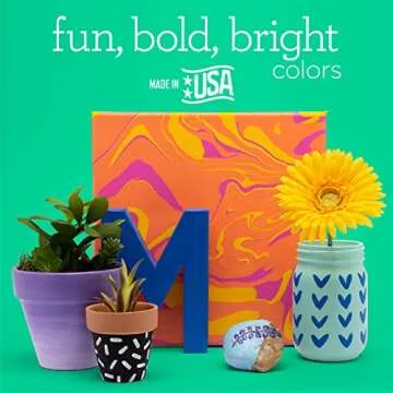 Vibrant Golden Yellow Acrylic Paint for Crafts and Decor