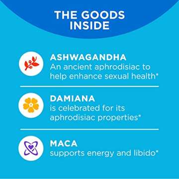 OLLY Lovin Libido Capsules, Boost Desire With Ashwagandha, Maca & Damiana, Vegetarian, Supplement for Women, 20 Day Supply - 40 Count